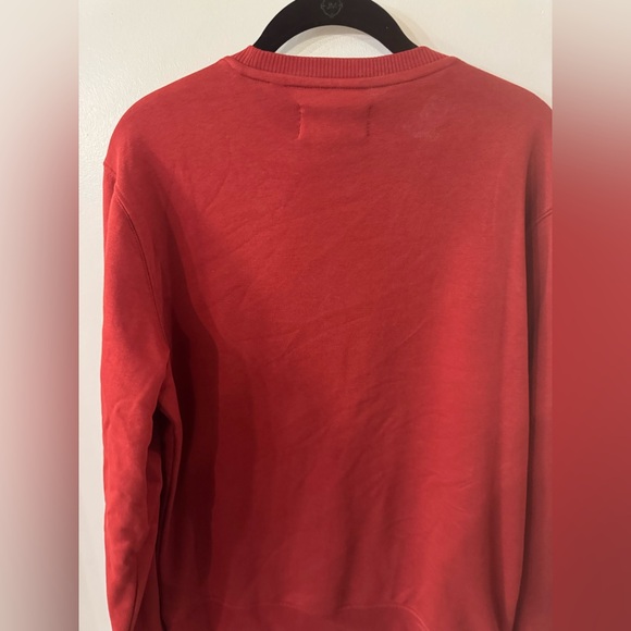 Original Penguin Men Small Pullover Sweater Red Poly/Cotton - Picture 4 of 8